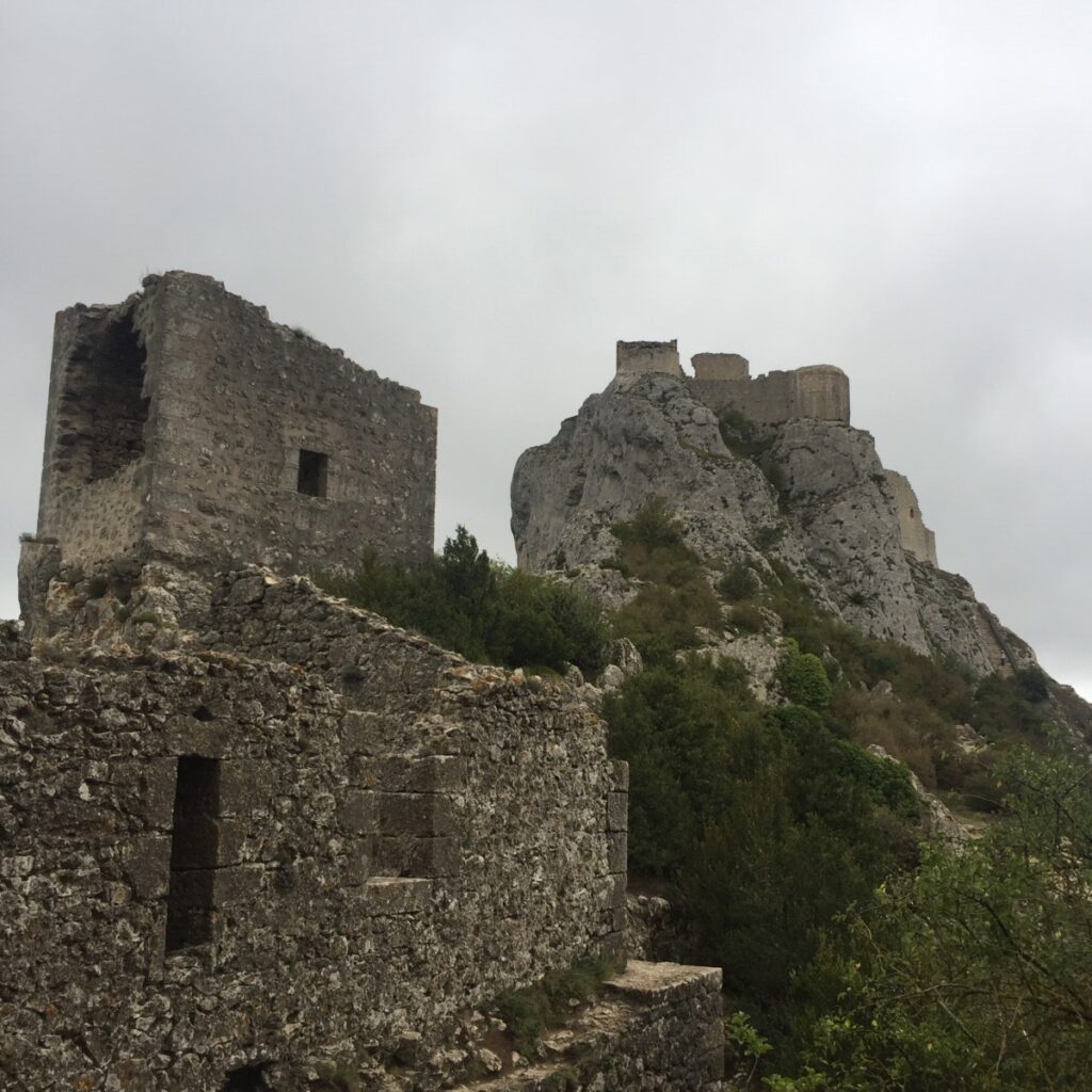 Borgen Peyrepertuse i Aude