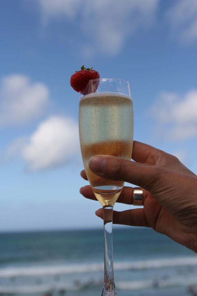 Prosecco med utsikt i St. Ives