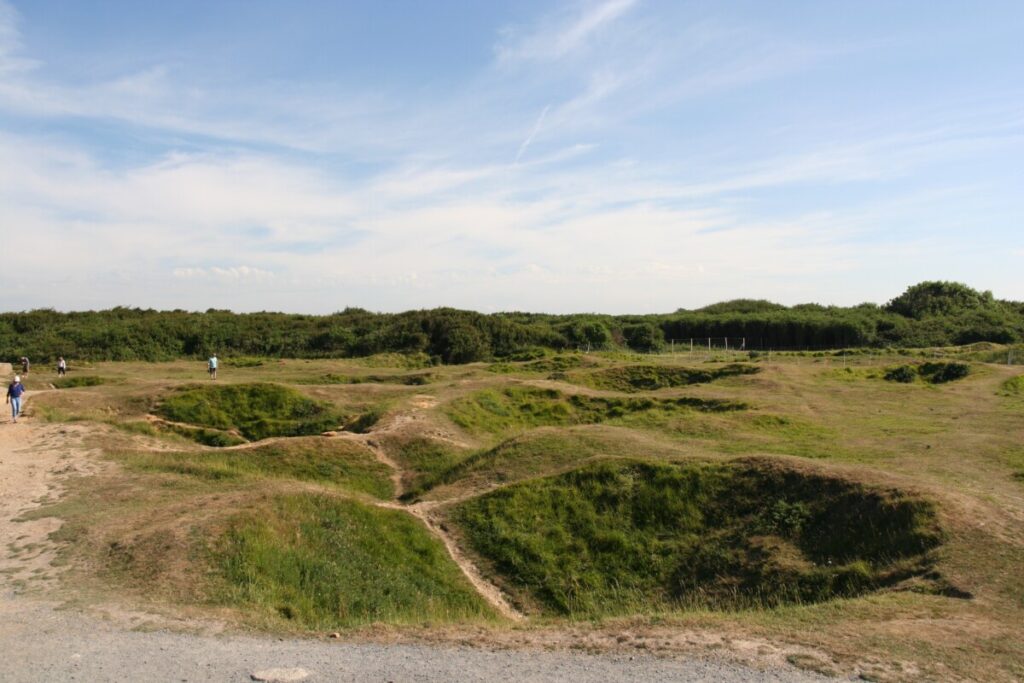 Pointe du Hoc i Normandie