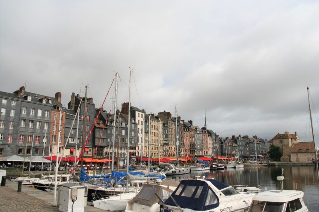 The port in Honfleur in France