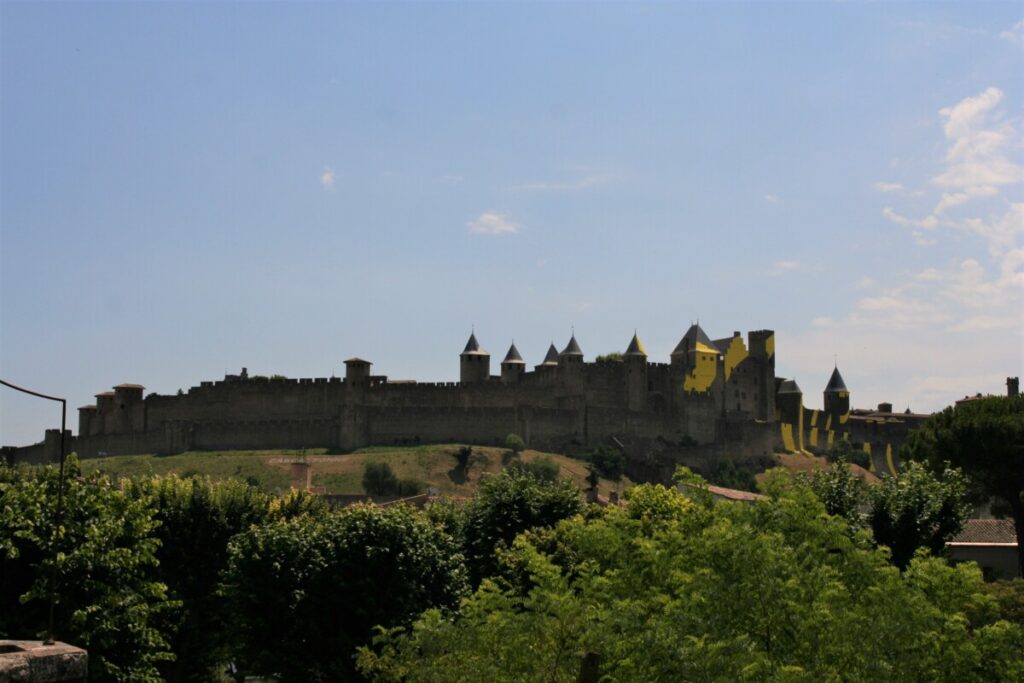 Carcassonne med kunstneriske innslag