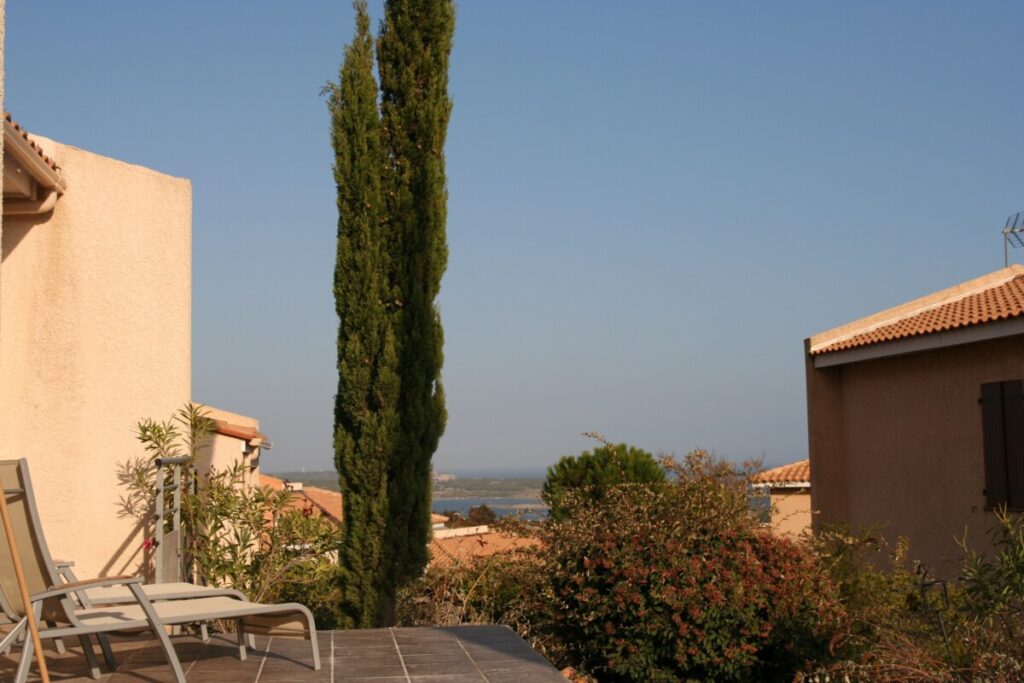 Terrasse with a view of the Mediterranean Sea