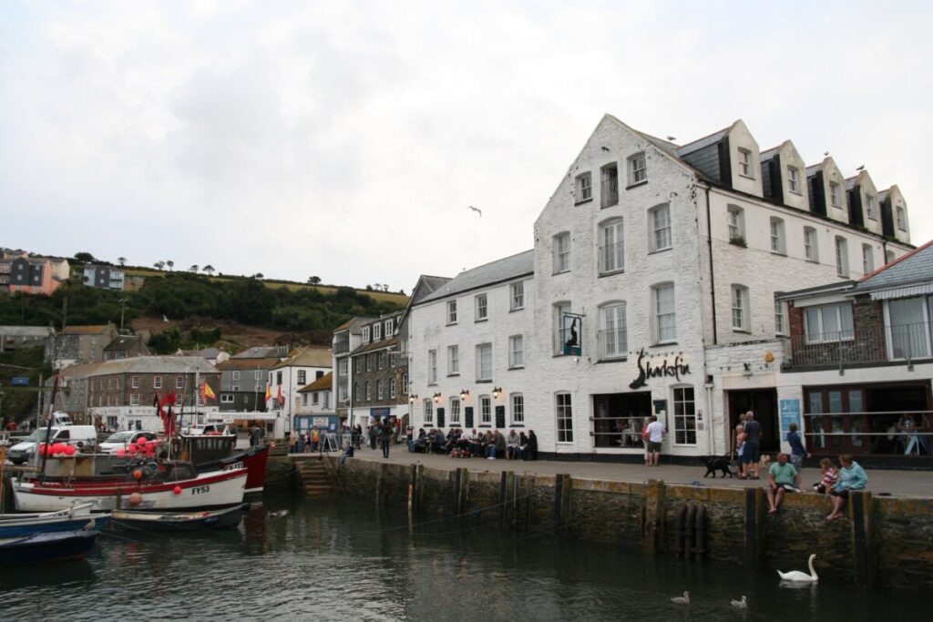 Mevagissey er en typisk fiskelandsby i Cornwall