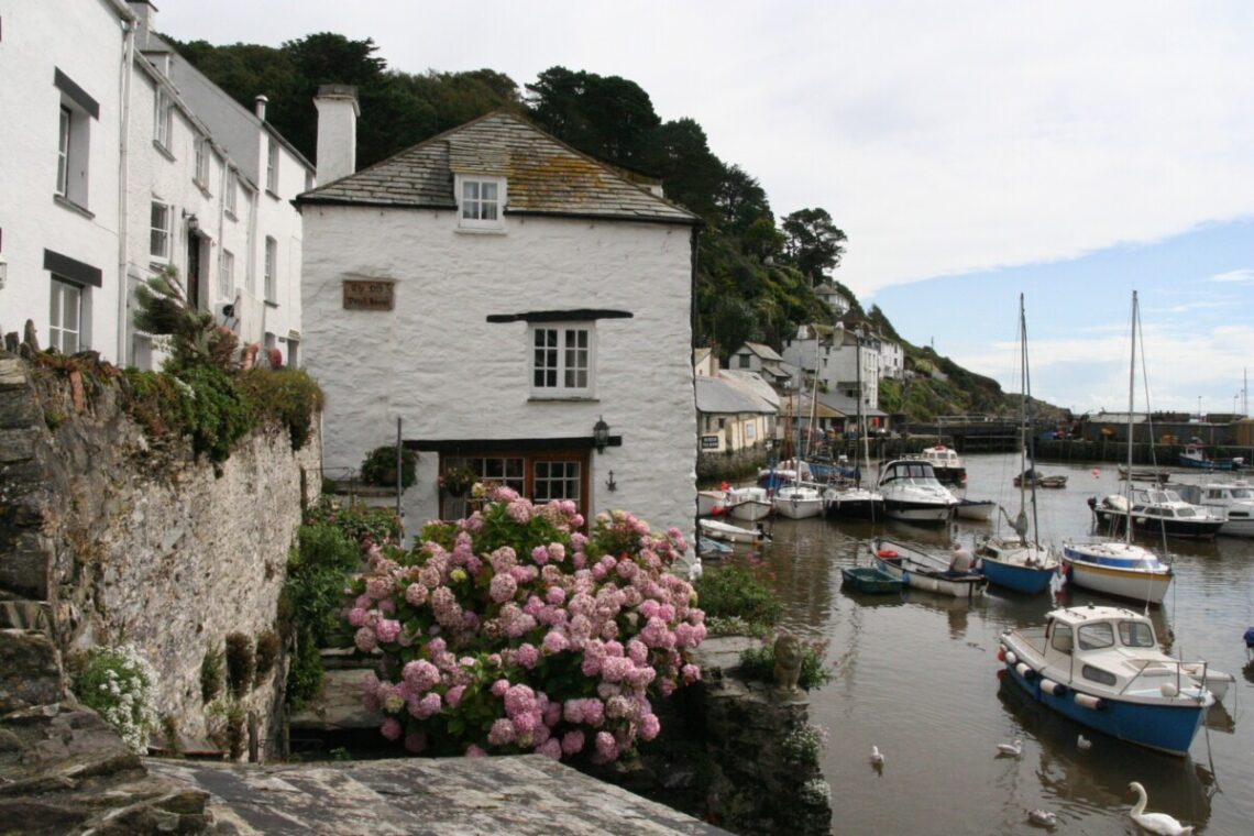 Polperro i Cornwall