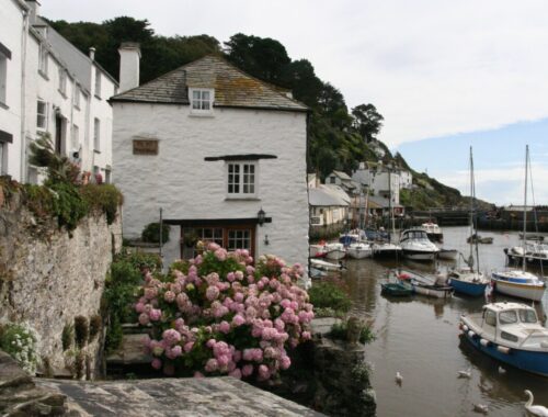 Polperro i Cornwall