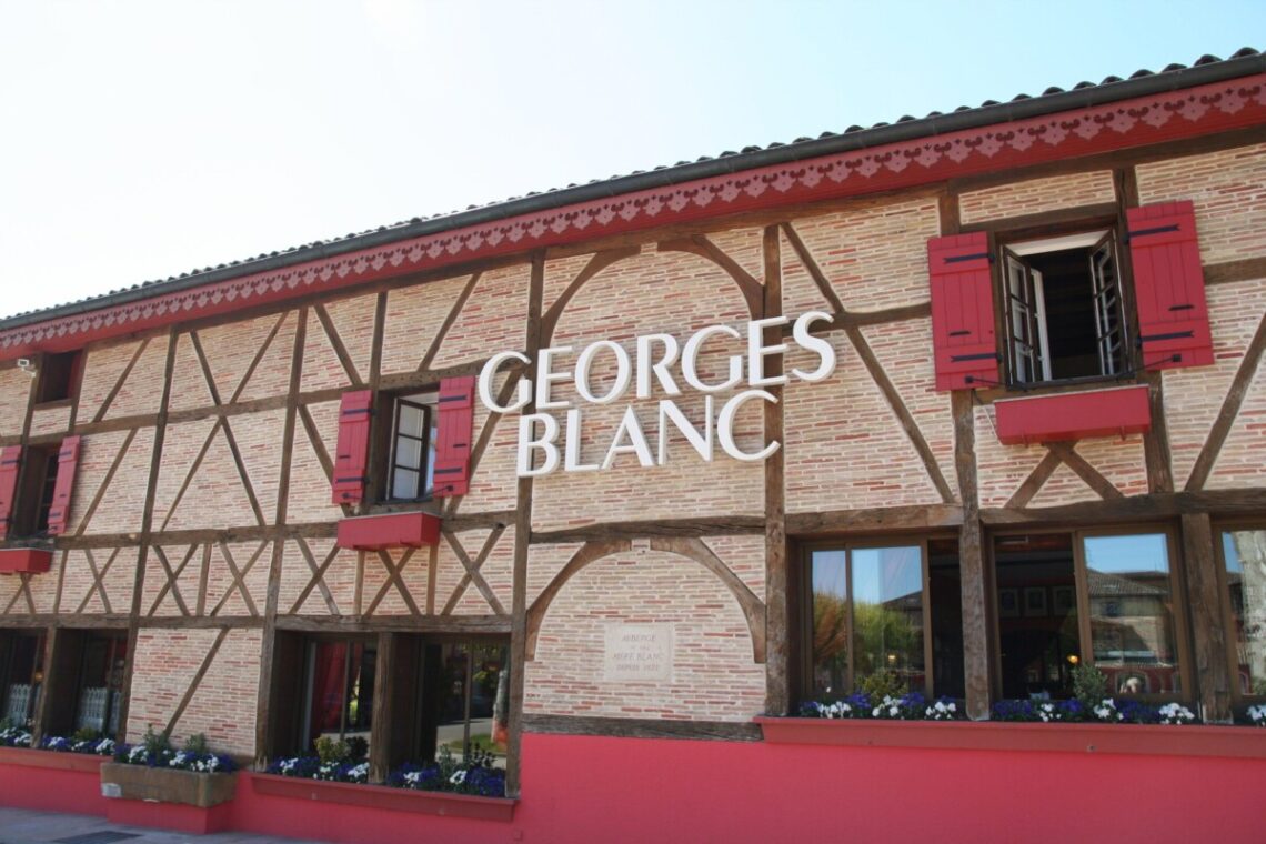 Georges Blanc og hans restaurant i Vonnas
