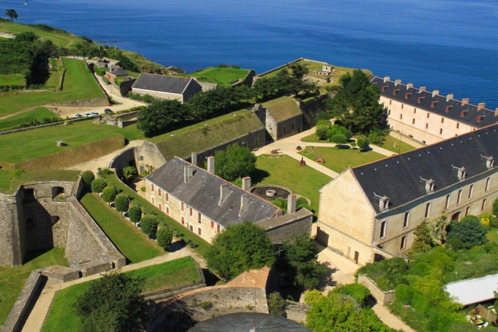 Citadelle Vauban på Belle-Ile utenfor Bretagne-kysten