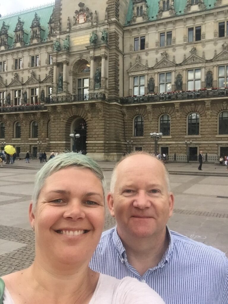 Catrine og Lars i Hamburg