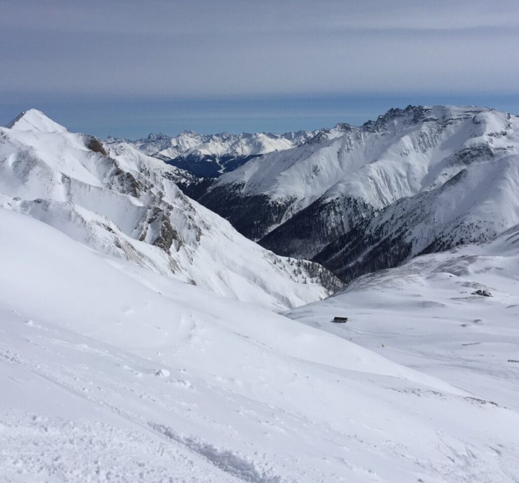 Majestic mountains in Ischgl Austria