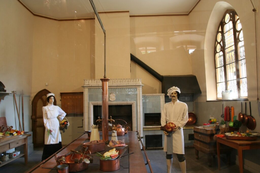 The kitchen at Hochenscwanstein