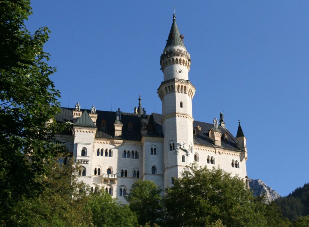 Neuschwanstein i Bayern