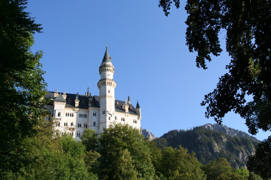 Neuschwanstein i Bayern