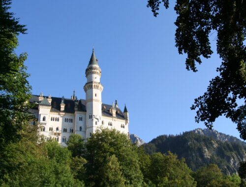 Neuschwanstein i Bayern