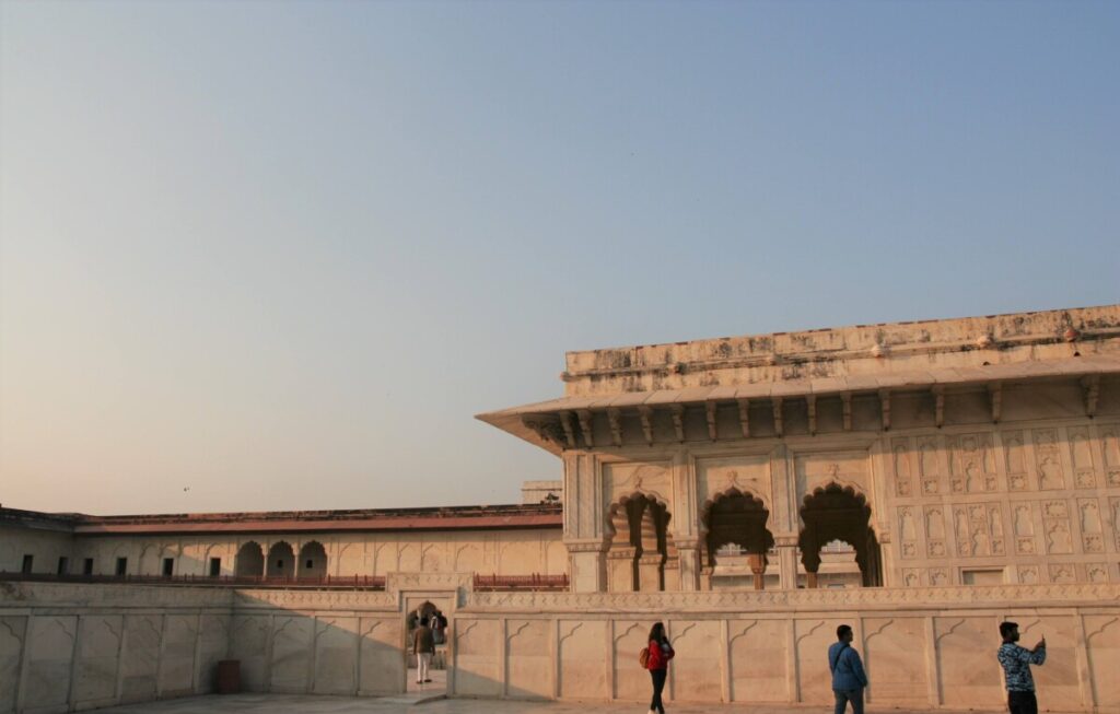 Marmorpalasset i Agra Fort