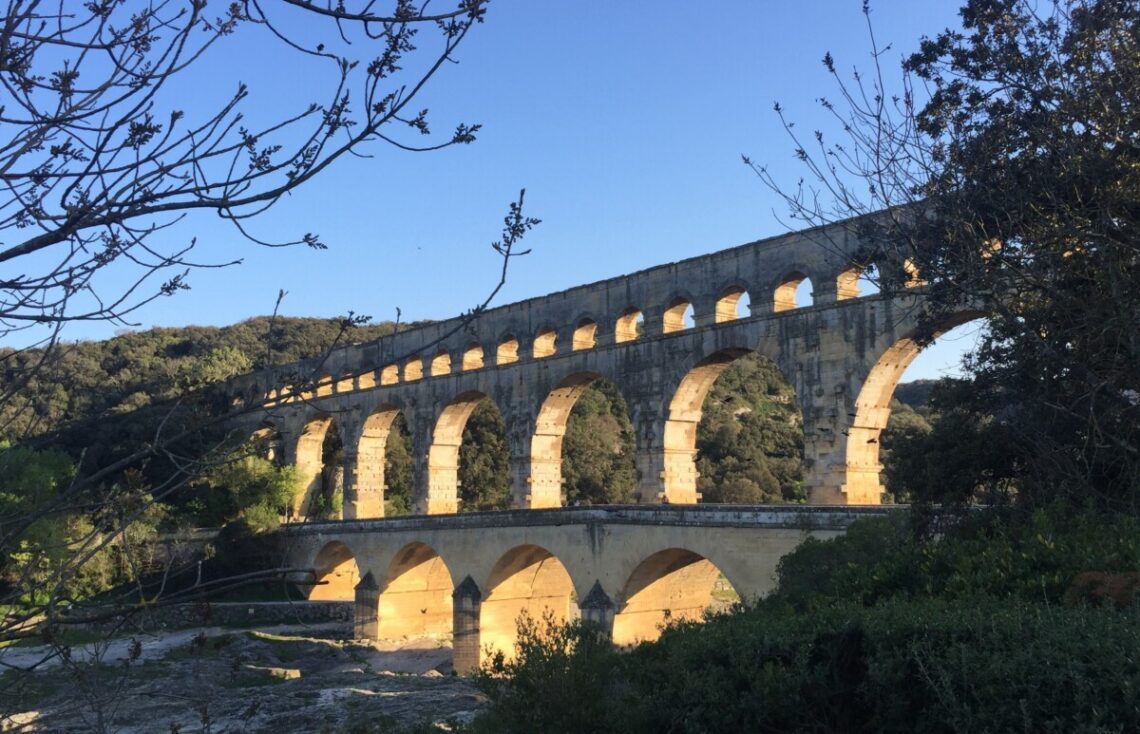 Pont du Gard i Frankrike