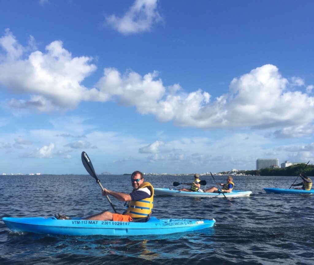 Kayaking in Cancun