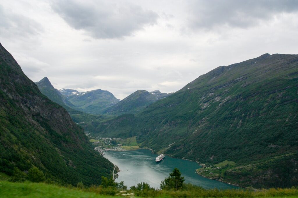 Utsikt mot Geiranger