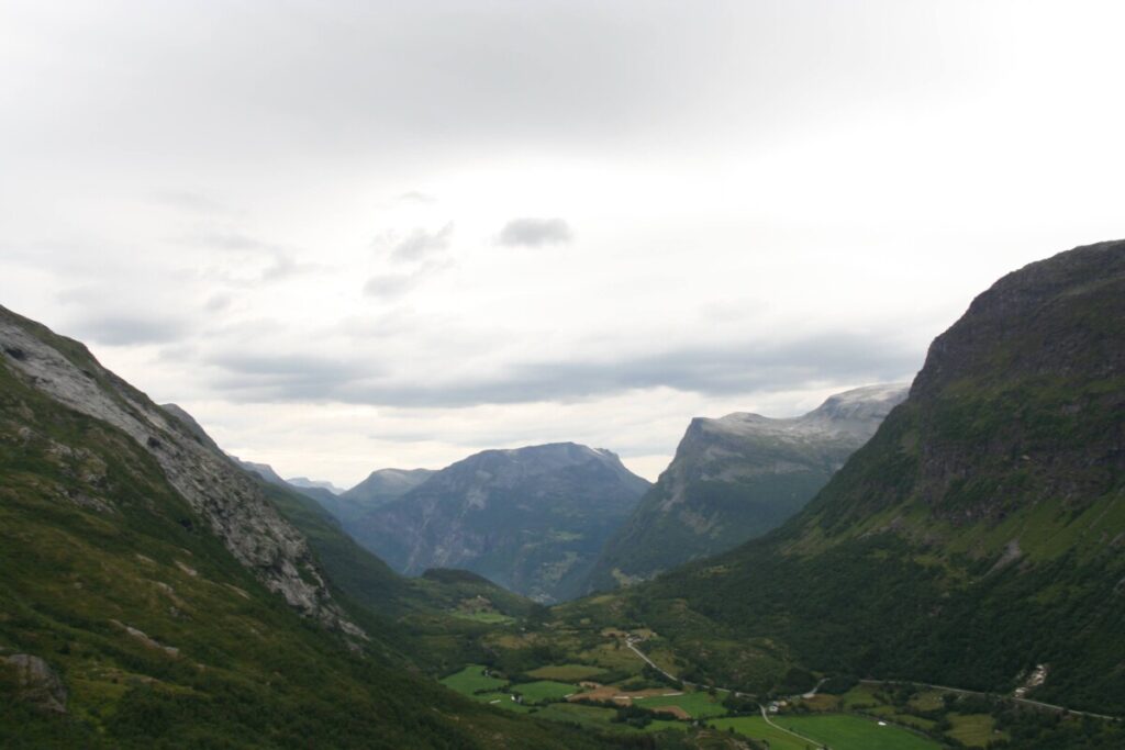 The road from Geiranger