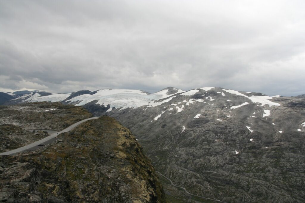 Glaciers view from Dalsnibba