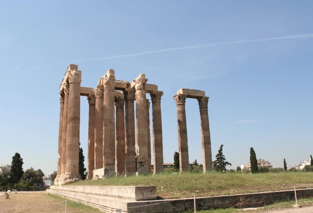 Zevs tempel nedenfor Akropolis
