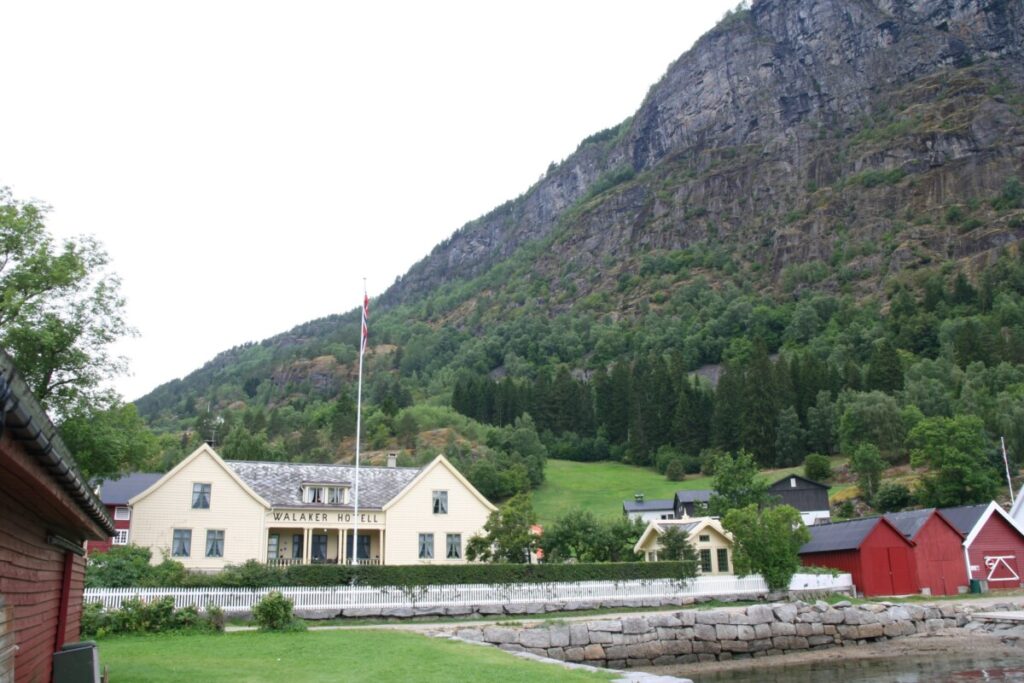 Walaker hotel in Solvorn, Luster, Norway