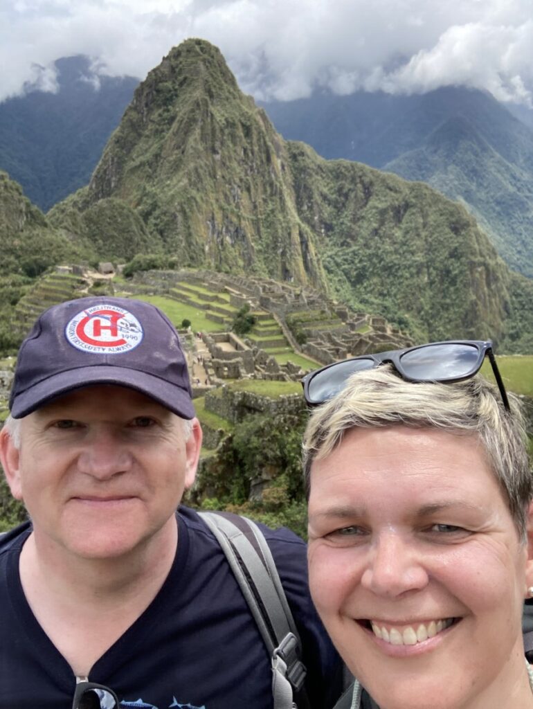 Lars og Catrine på Machu Picchu