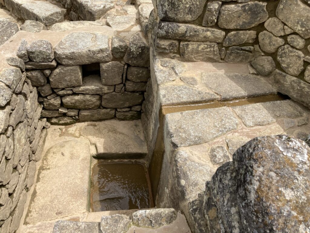 Vanningsannlegg i Machu Picchu