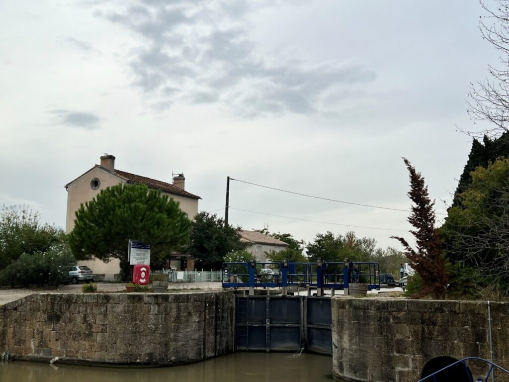 Sluse på Canal du Midi