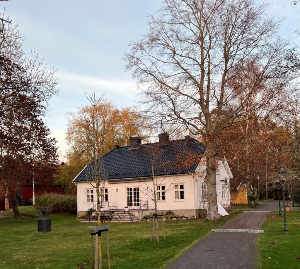 Hovedbygningen på Engø gård