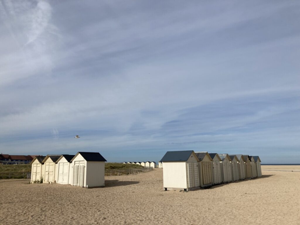 Badehusene i Ouistreham