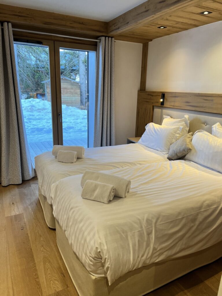 One of the bedrooms in the apartment at amaya