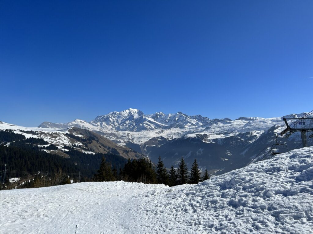 The Mont Blanc mountains