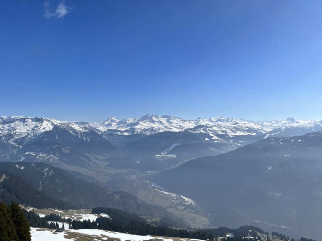Panorama view from Mont Bisanne