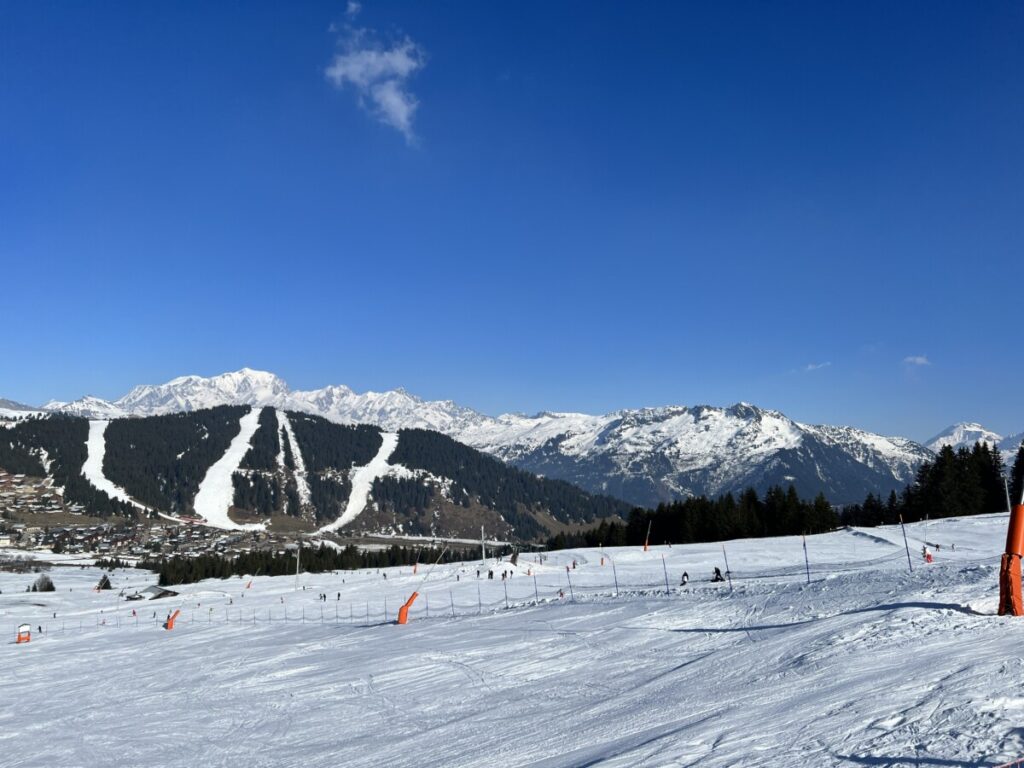 Les Saisies ski area in France