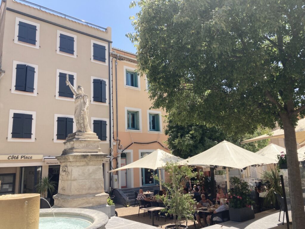 Town square in Leucate