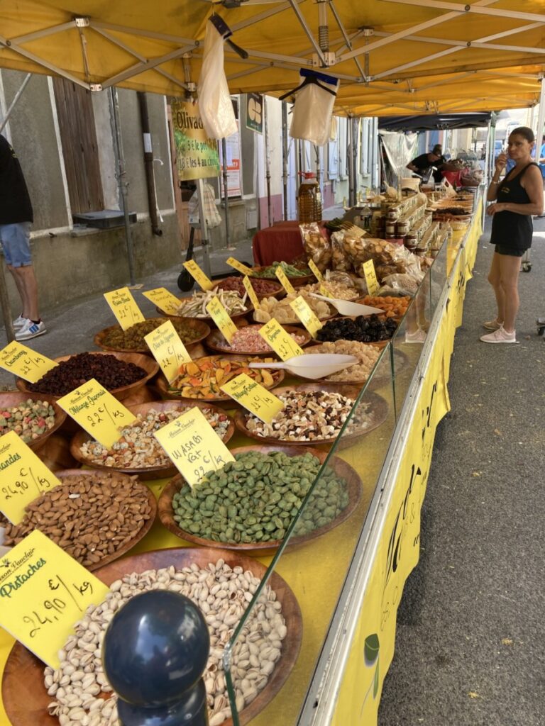 Market Tuesdays and Saturdays in Leucate