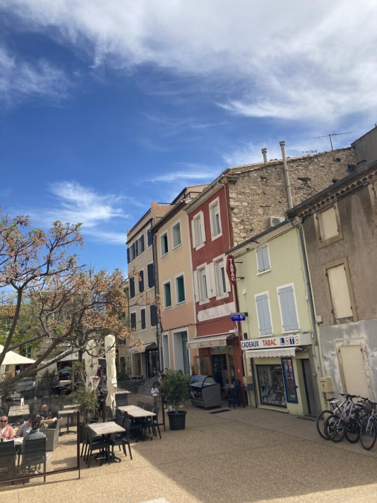 Place de la Republique i Leucate