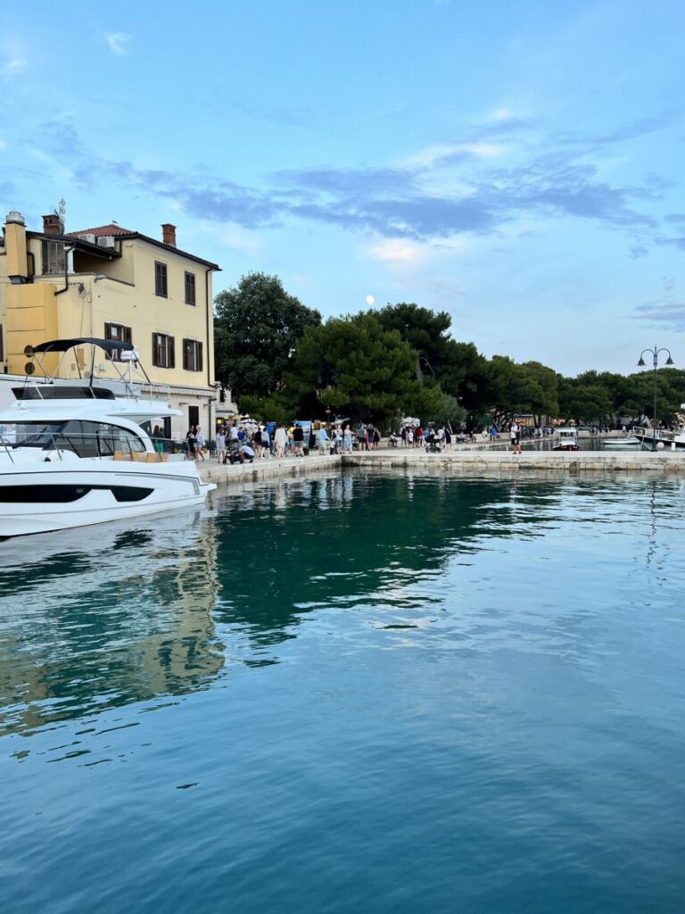 Kveldsstemning ved Fazana havn