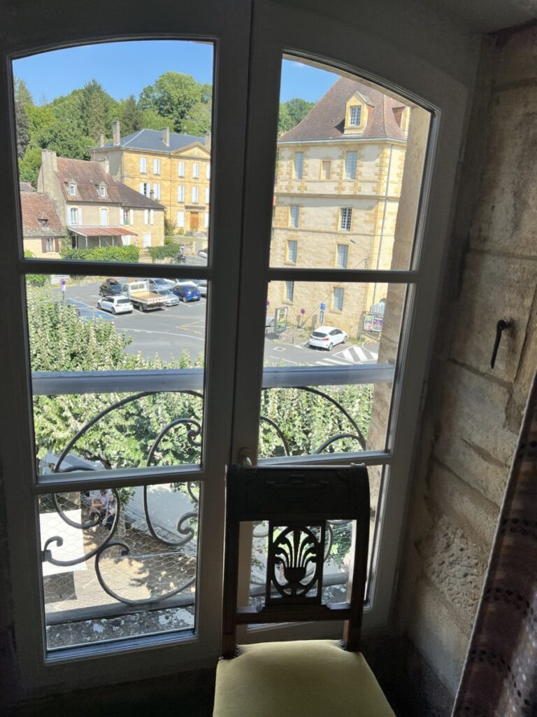 Utsikt fra Hotel Couleuvrine i Sarlat