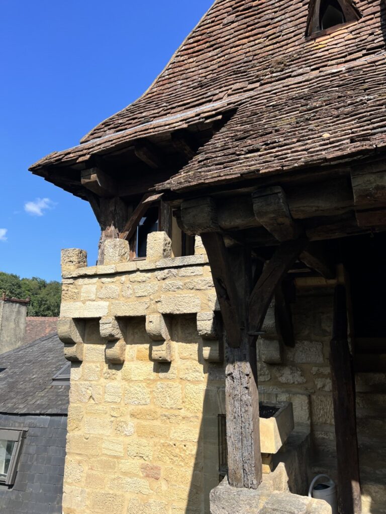 Detalj fra Hotel Couleuvrine i Sarlat