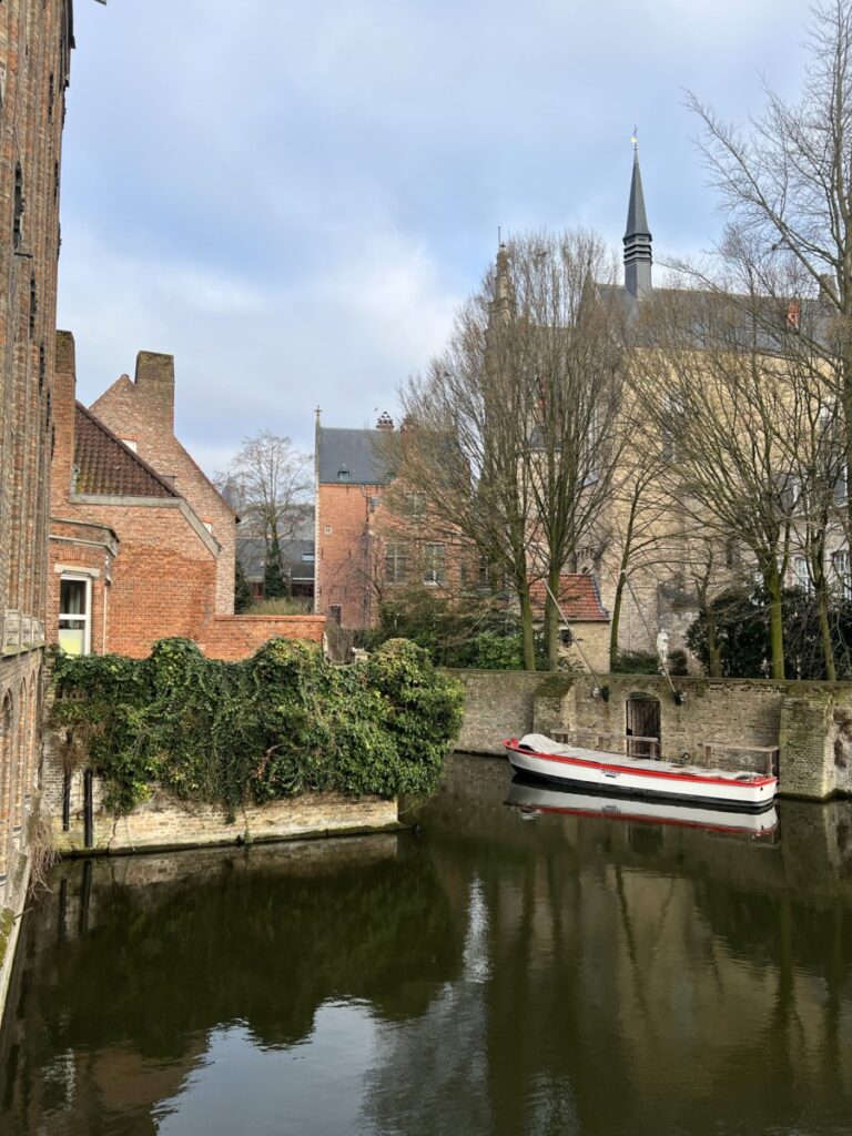 Hus i Brugge i Belgia