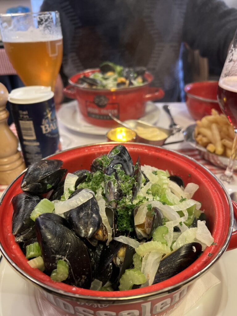 Moules Frites i Brugge i Belgia