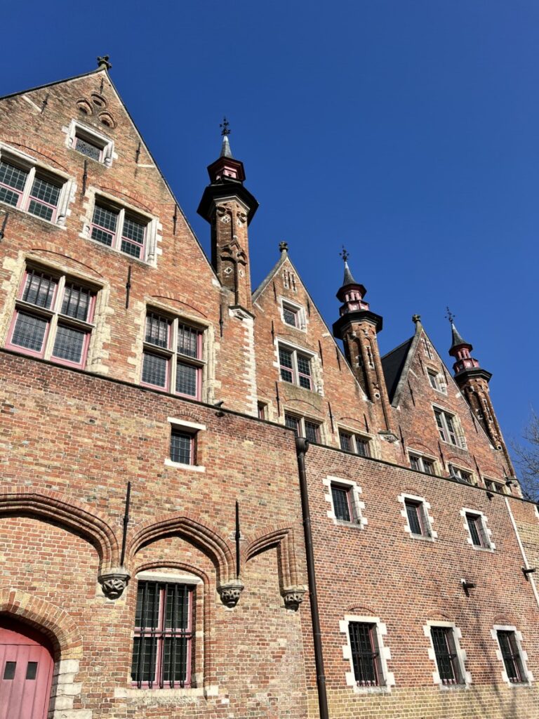 Hus i Brugge i Belgia
