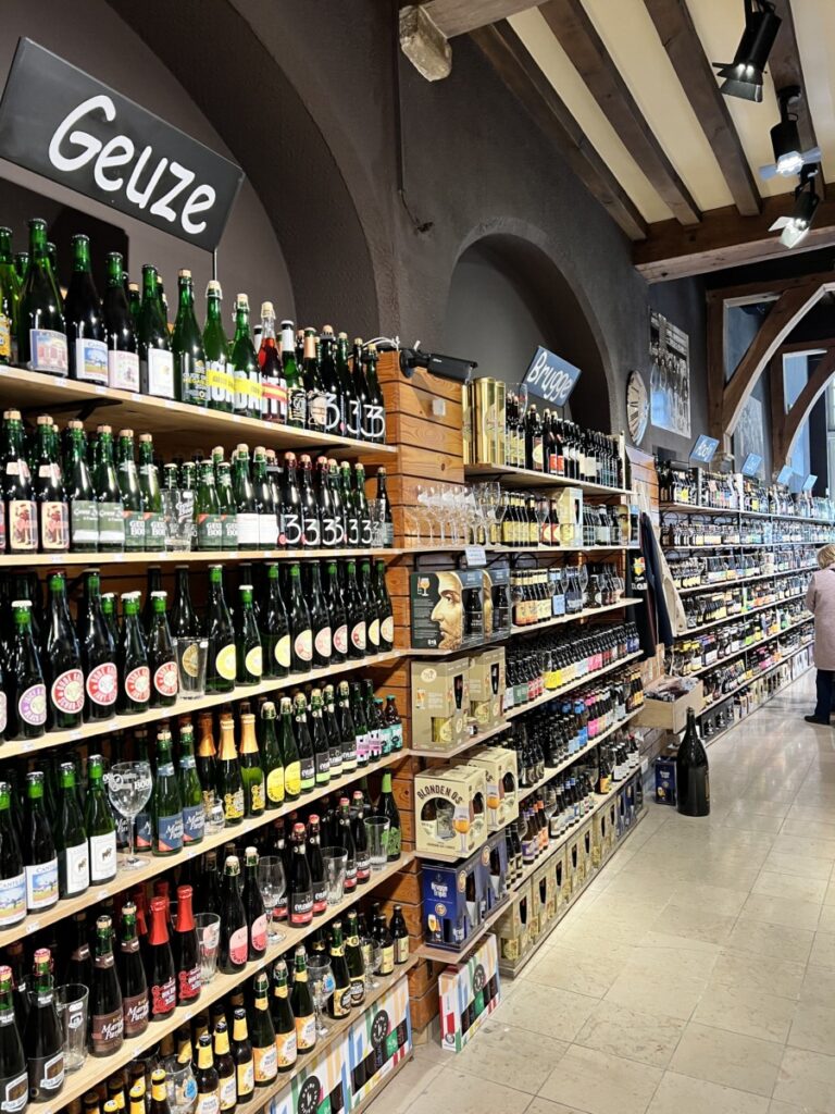 Ølbutikk i Brugge